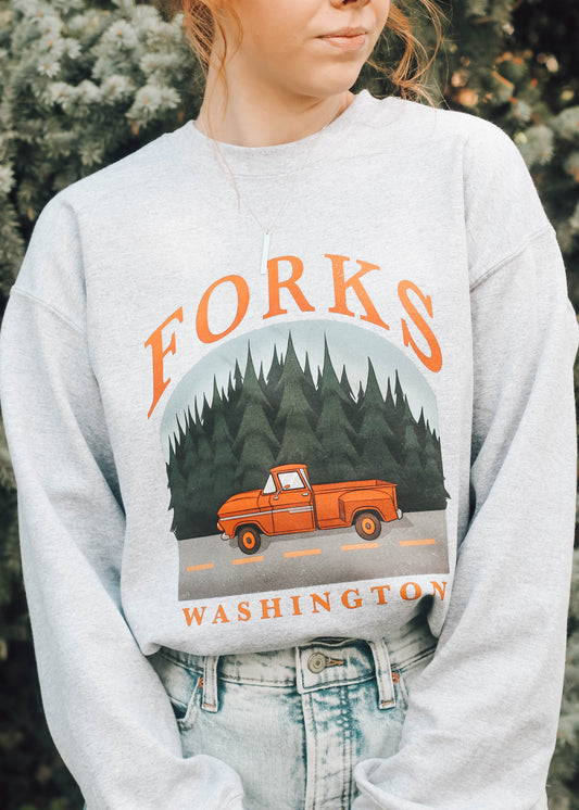 Forks Washington Crewneck