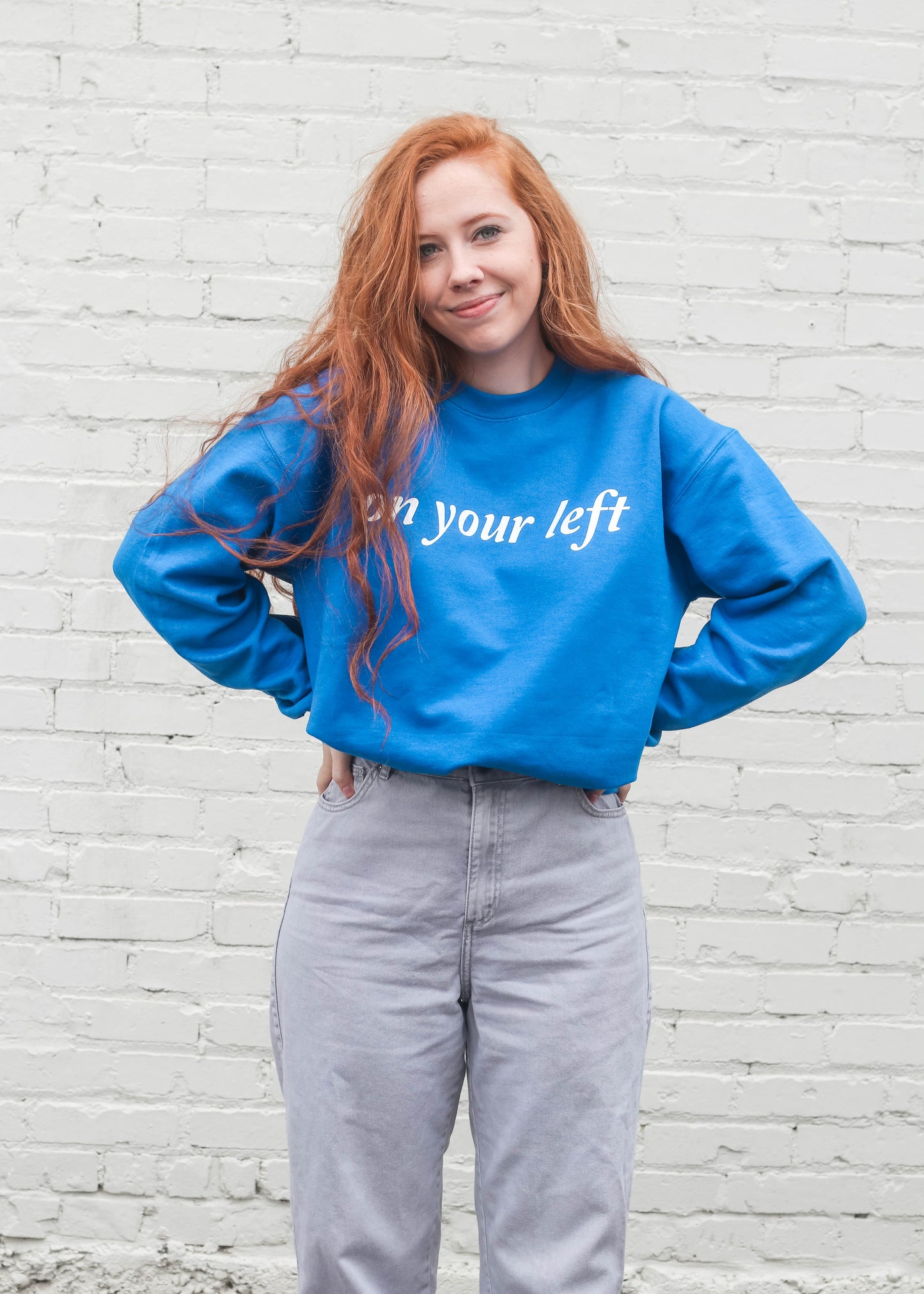 On Your Left Crewneck